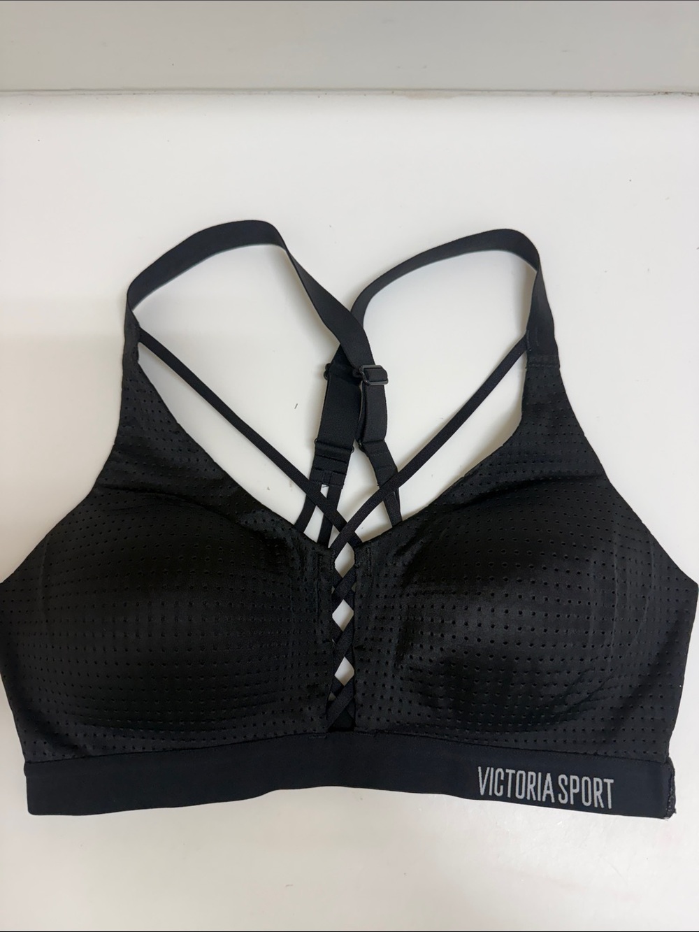 Victoria’s Secret Black Strappy Sports Bra